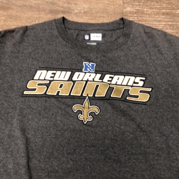 ⬇️⭐️ NFL Team Apparel New Orleans Saints Tee Shirt - UNISEX - Picture 4 of 6